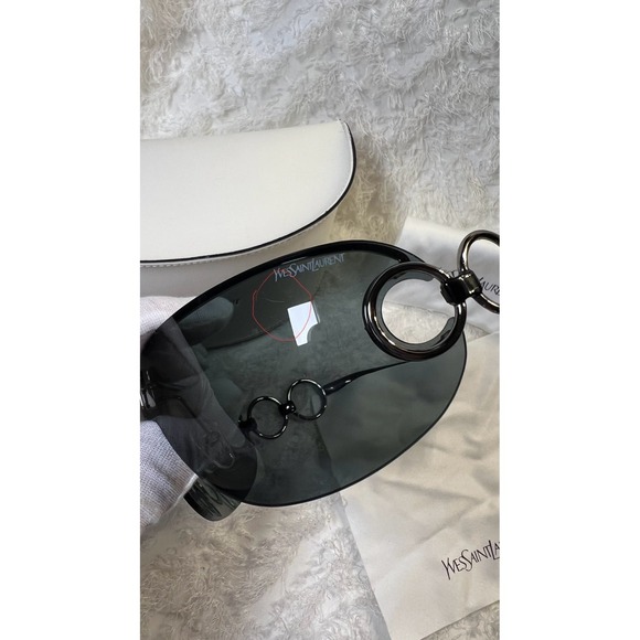 NWOT Yves Saint Laurent Sunglasses Shield Visor Designer Frames model 6115/S - Picture 9 of 9